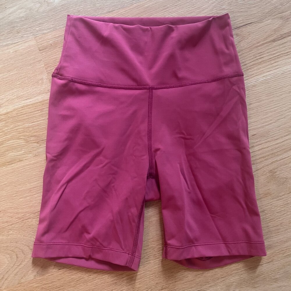 Outdoor Voices Rose Pink Athletic Bike Shorts